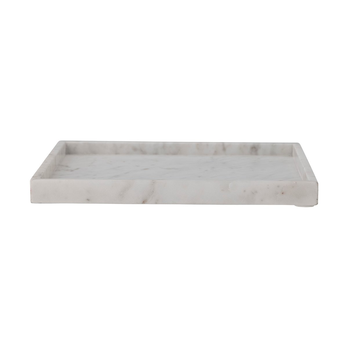 Bloomingville Majsa koristetarjotin 35x35 cm White marble