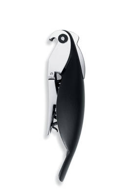 Alessi Parrot Korkkiruuvi 13x3 cm Musta