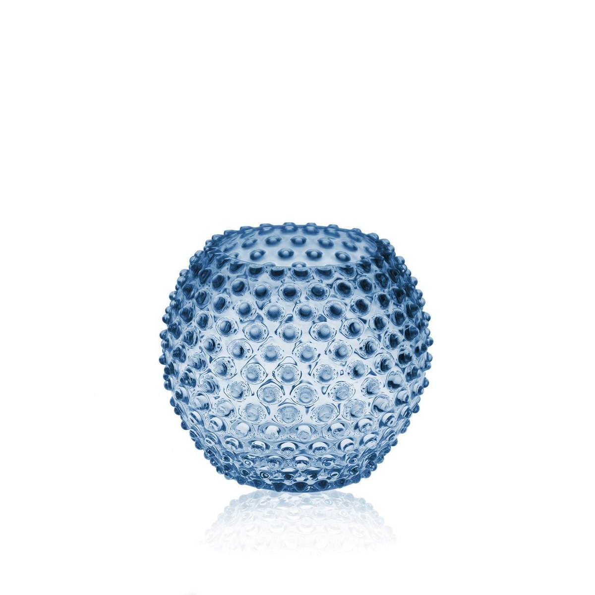 Anna Von Lipa Hobnail Globe maljakko 18 cm Blue smoke