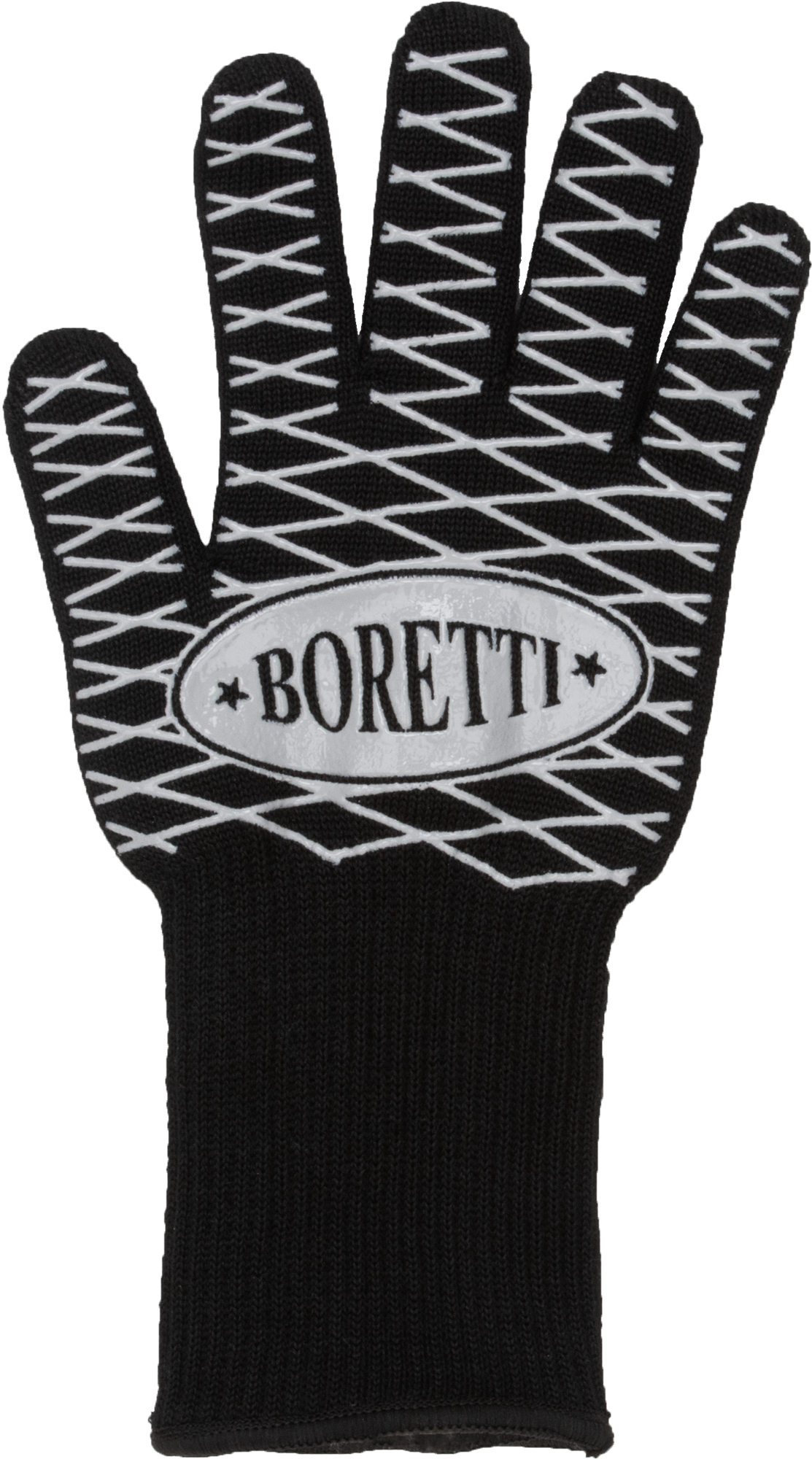 Boretti BBQ grillikinnas 35x16 cm Mattamusta