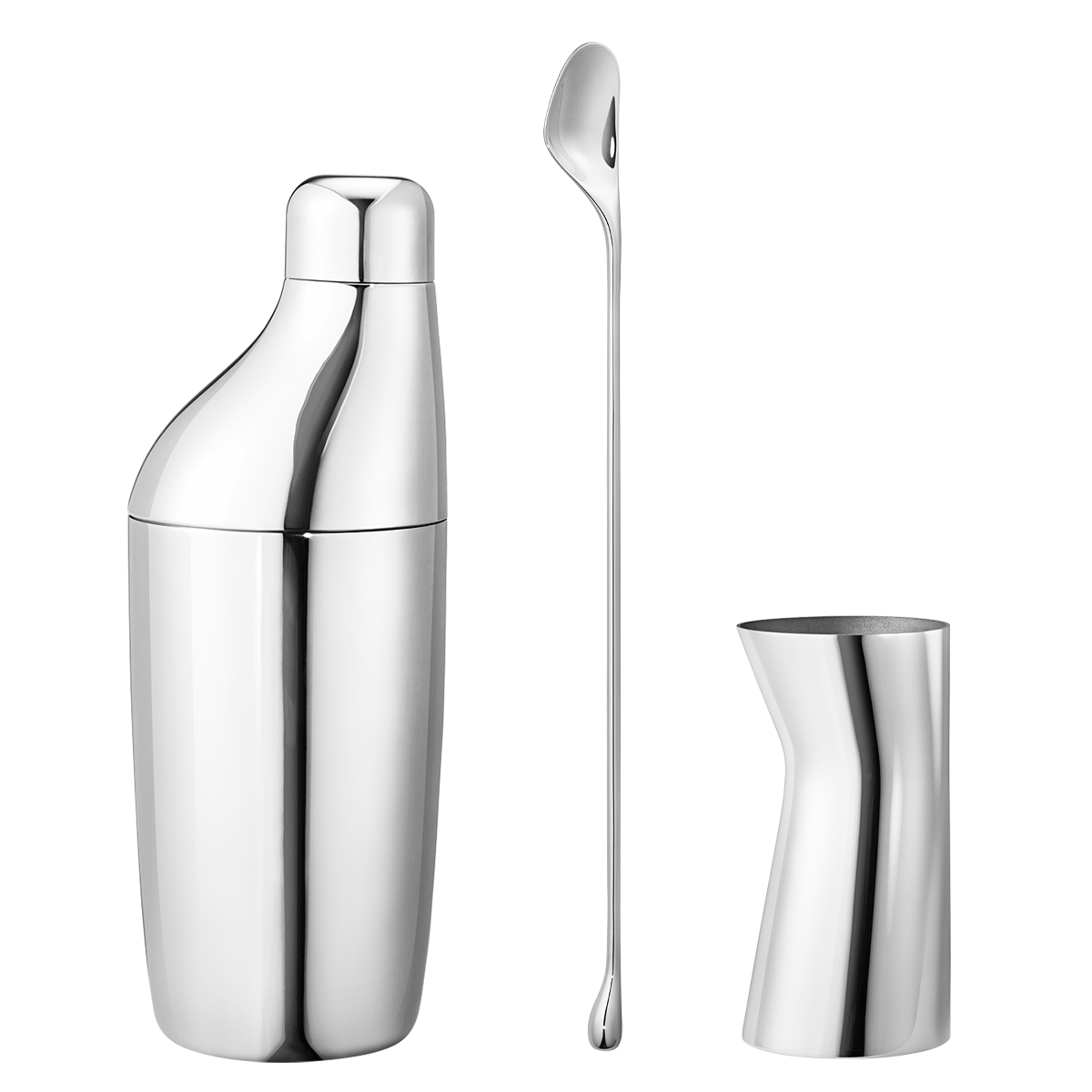 Georg Jensen Sky shaker Barsked Mittalasi Ruostumaton teräs