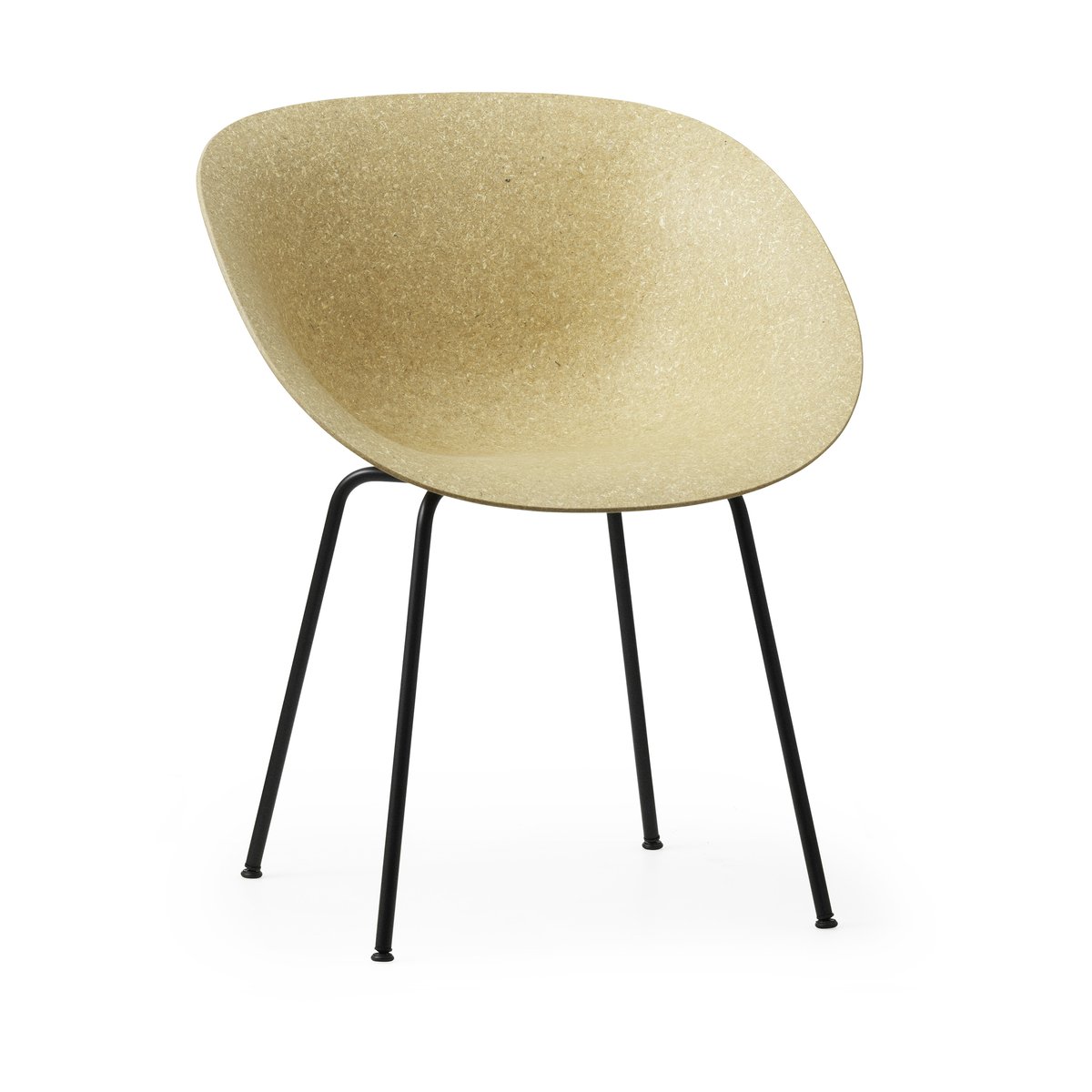 Normann Copenhagen Mat Armchair käsinojatuoli Hemp-black steel