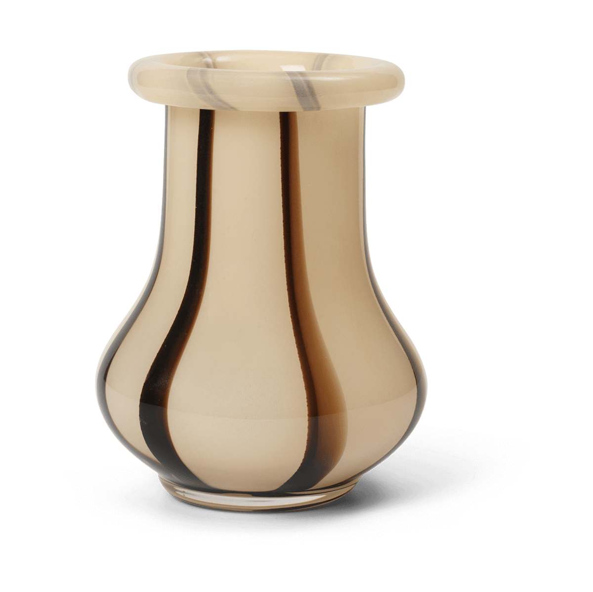 ferm LIVING Riban maljakko 15 cm Cream