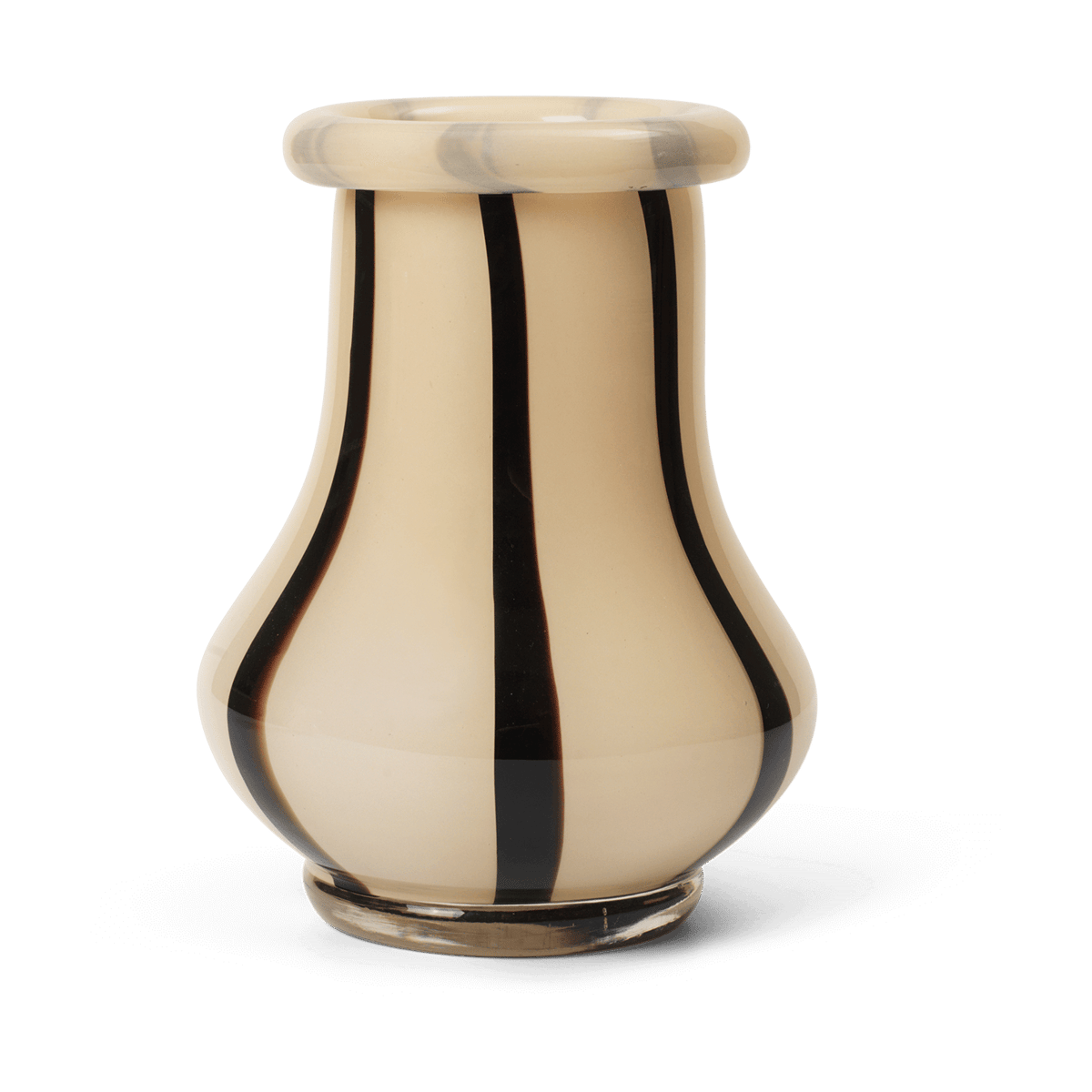 ferm LIVING Riban maljakko 19 cm Cream