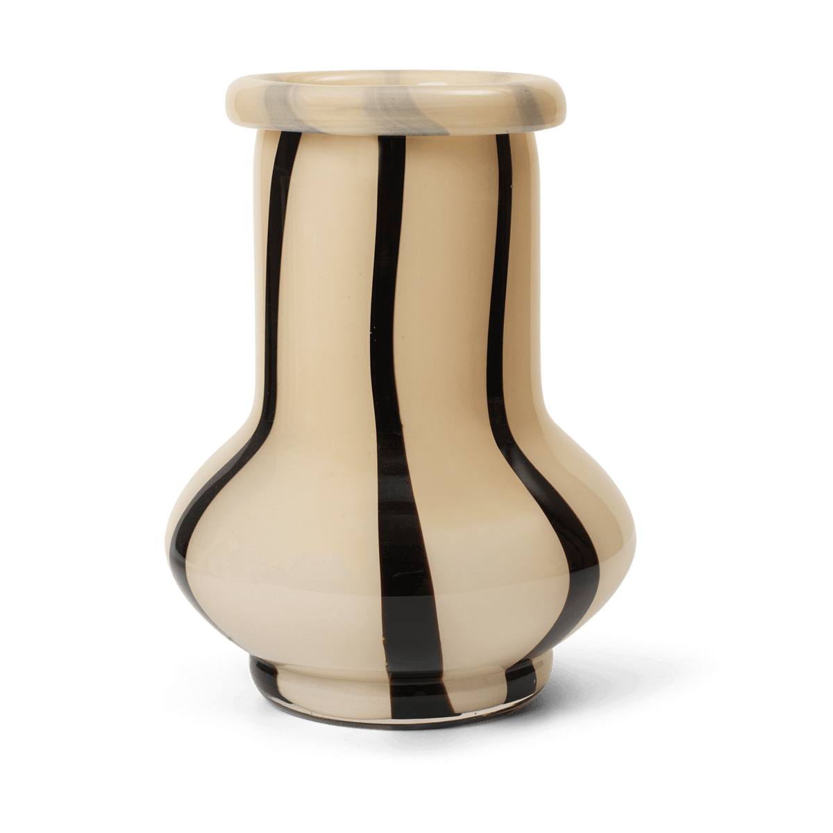 ferm LIVING Riban maljakko 24 cm Cream