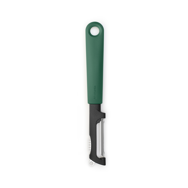 Brabantia TASTY+ Swivel Food Peeler+Zester zestiraudalla/kuorimella Fir Green