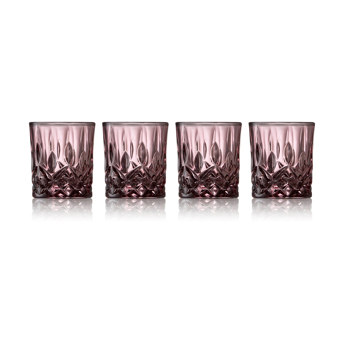 Lyngby Glas Sorrento shottilasit 4 cl 4 kpl Pink