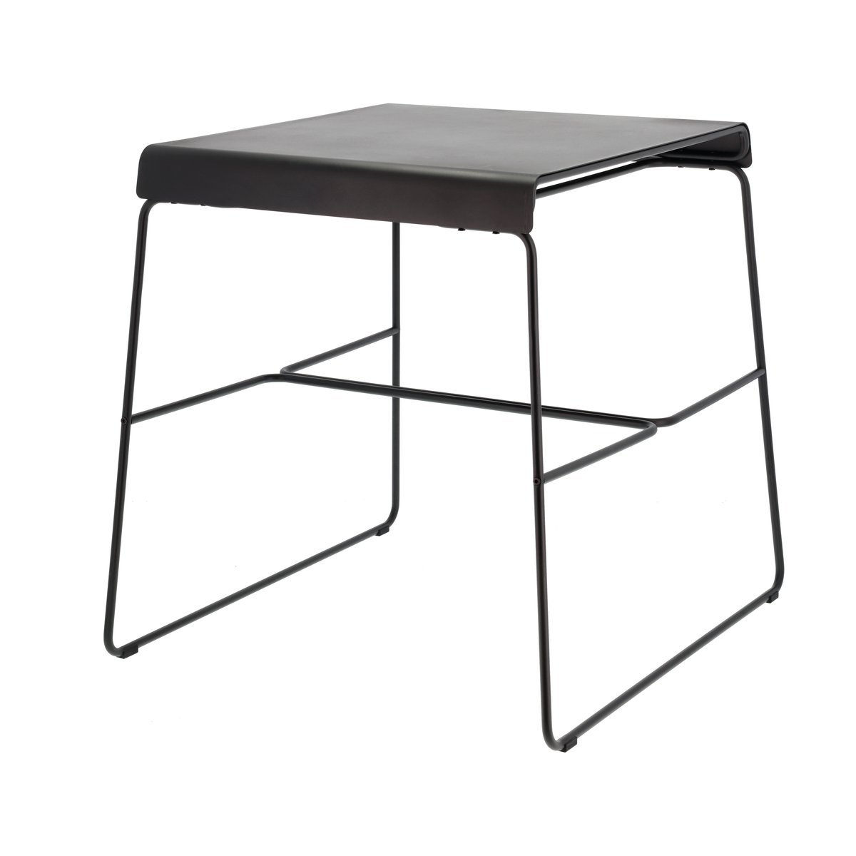 Zone Denmark A-café table outdoor pöytä Black