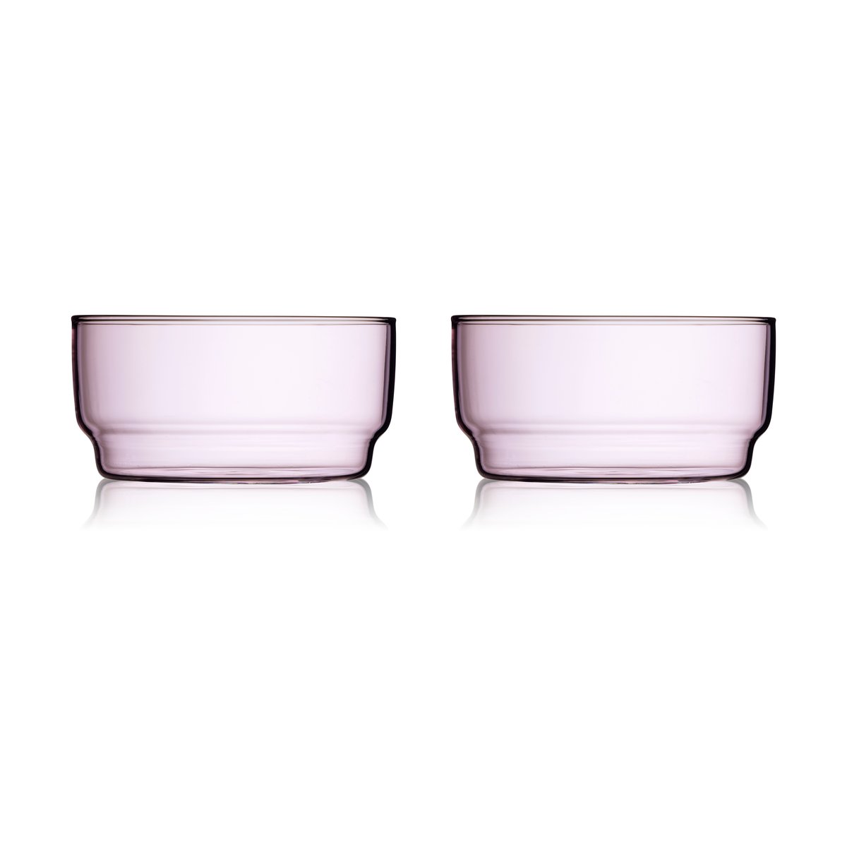 Lyngby Glas Torino kulho 50 cl 2-pakkaus Pink