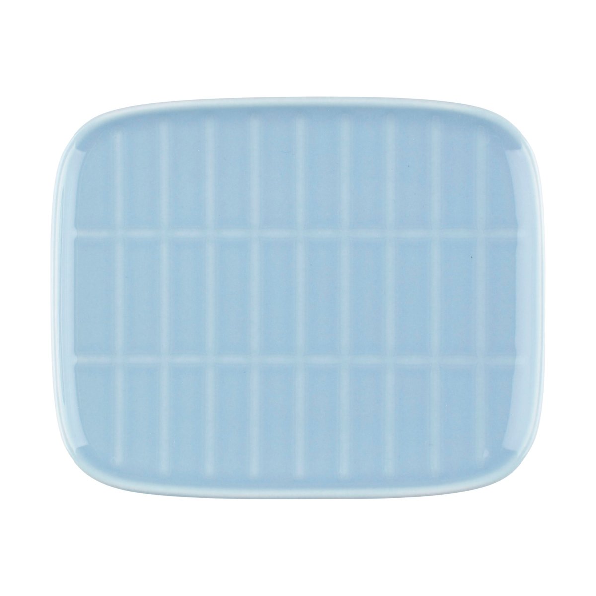 Marimekko Tiiliskivi lautanen 12 x 15 cm Light blue