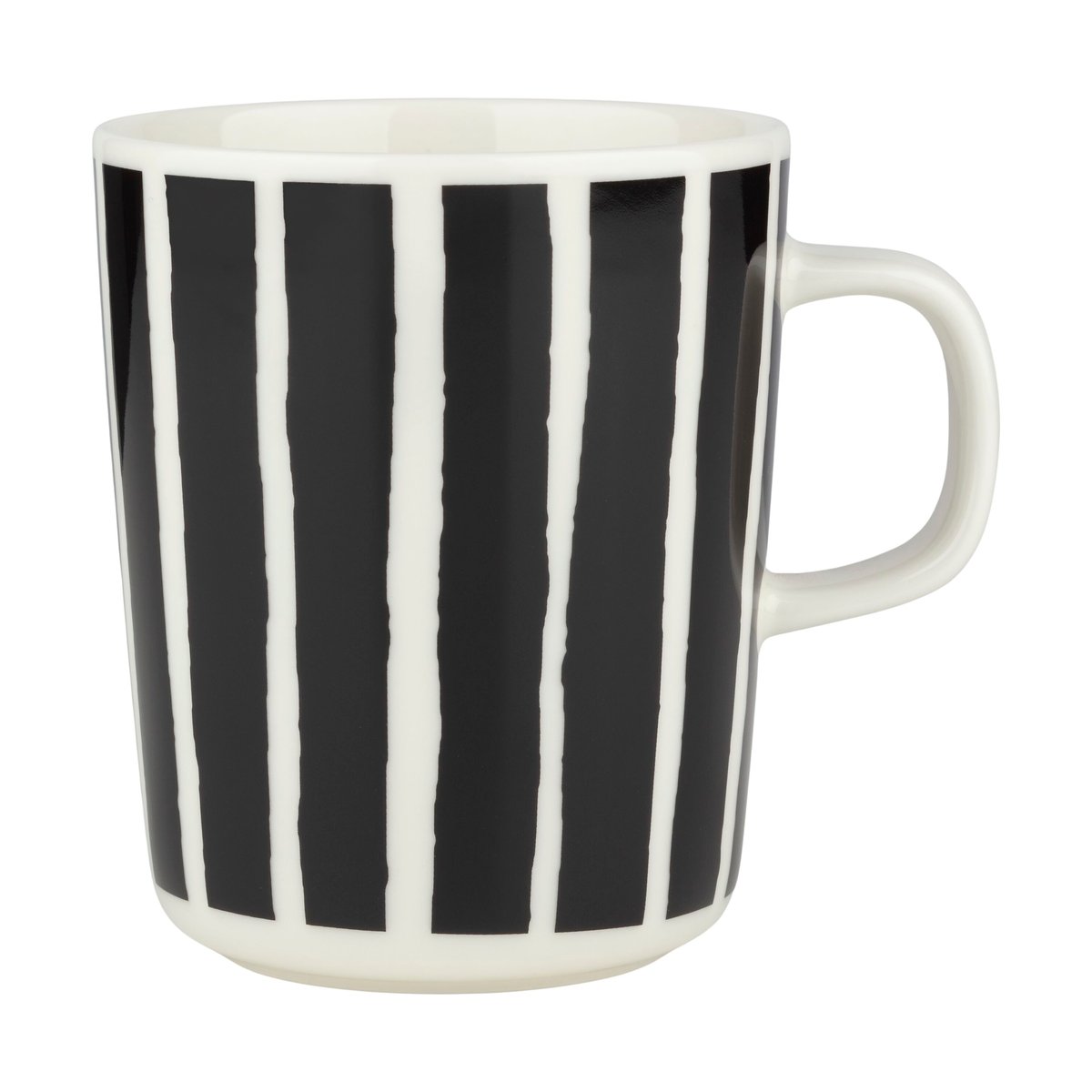 Marimekko Oiva Piccolo muki 25 cl White-black