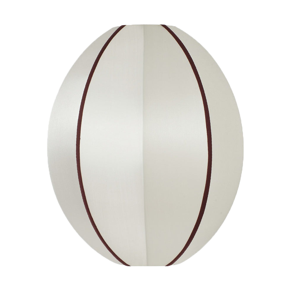 Oi Soi Oi Indochina Classic Oval S lampunvarjostin Offwhite-bordeaux