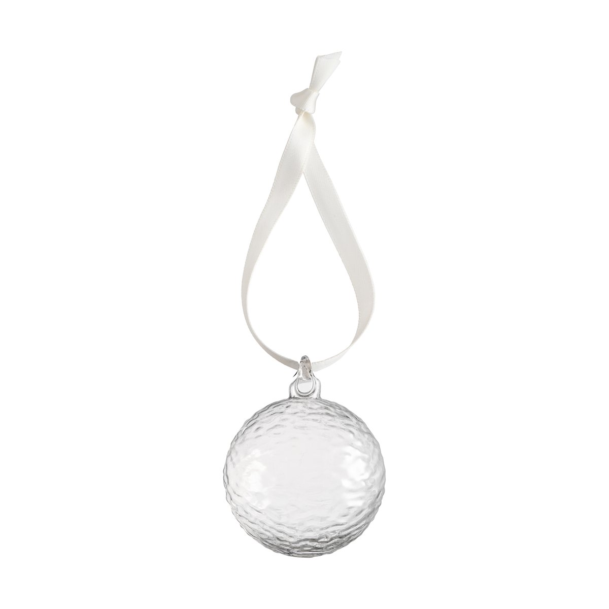 Cooee Design Gry Marble joulupallo Ø5 cm Clear