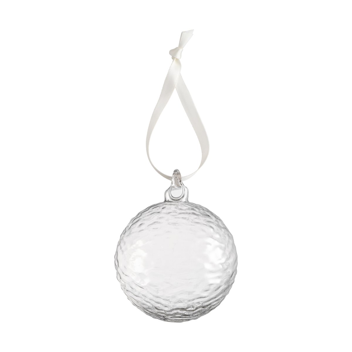 Cooee Design Gry Marble joulupallo Ø8 cm Clear