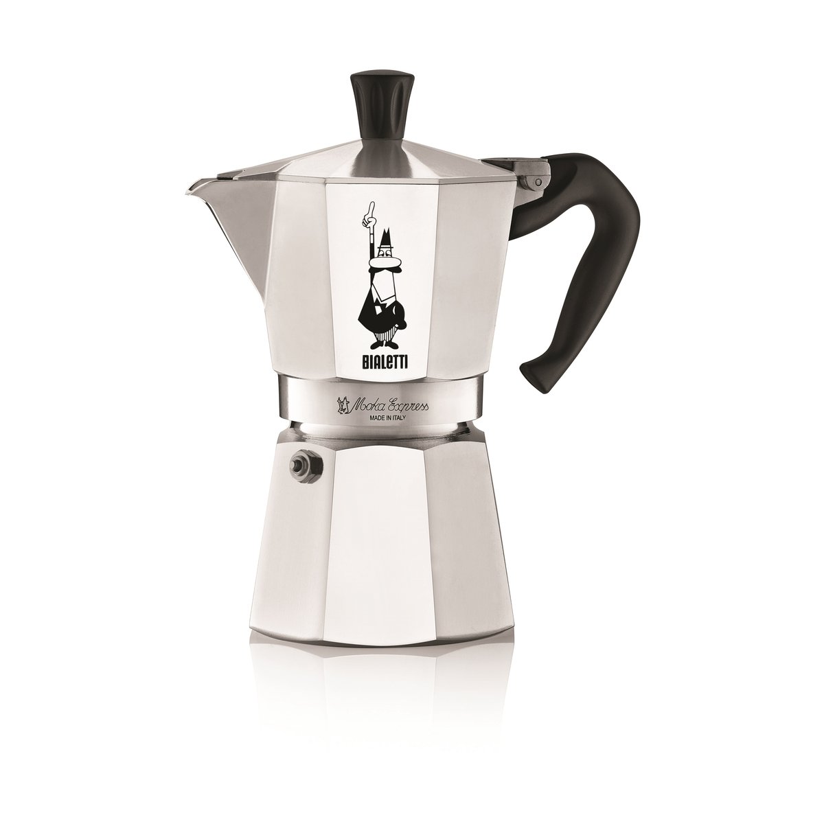 Bialetti Moka kahvinkeitin 6 kuppia Silver