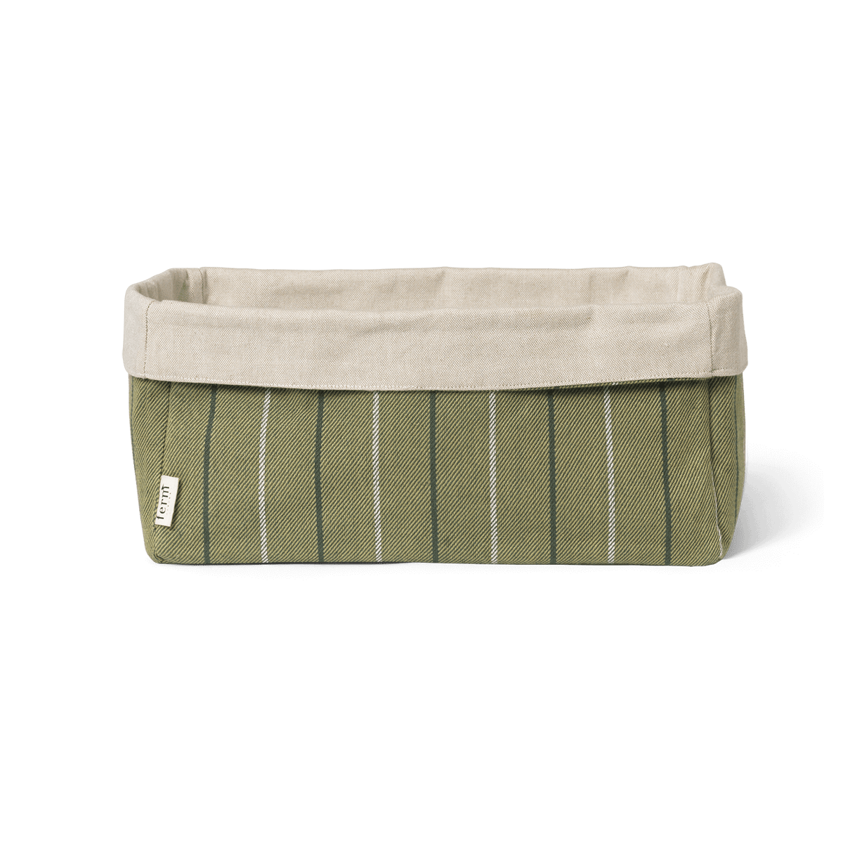 ferm LIVING Ito Kitchen Basket leipäkori 19x30 cm Natural-seaweed