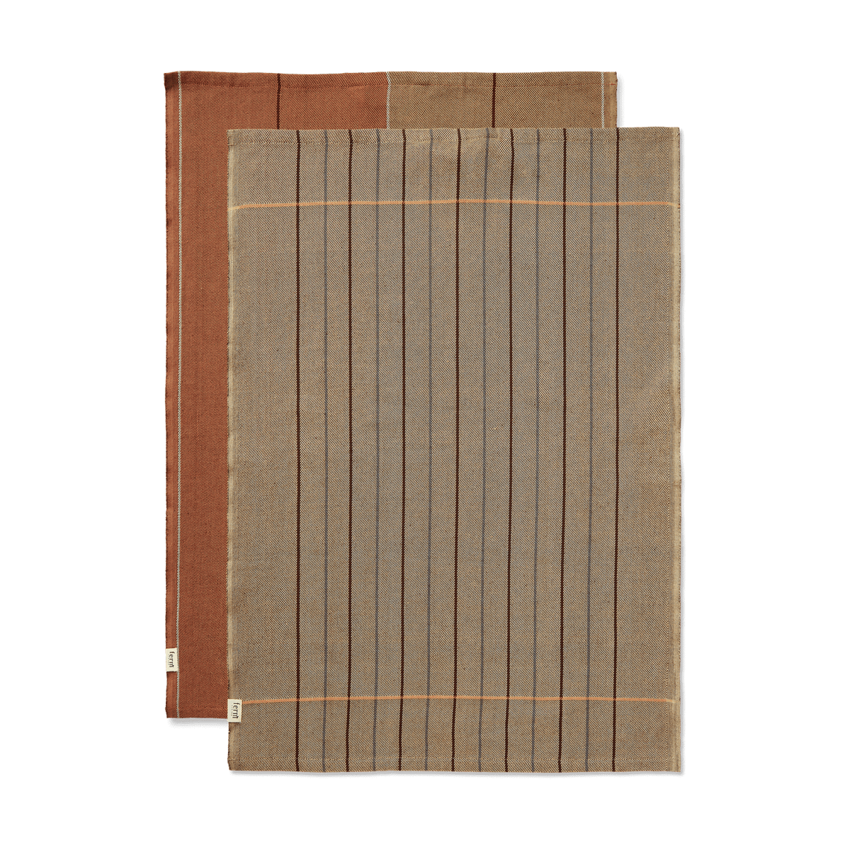 ferm LIVING Ito keittiöpyyheliina 50x70 cm 2-pakkaus Hazel-oat