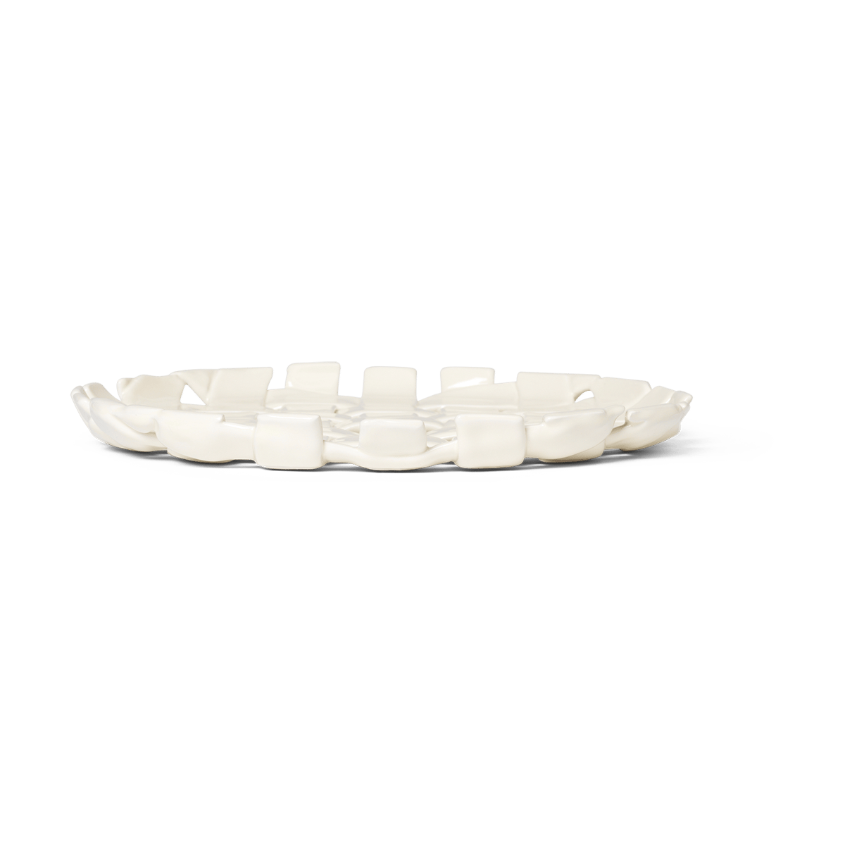 ferm LIVING Plait lautanen Ø30 cm Off white