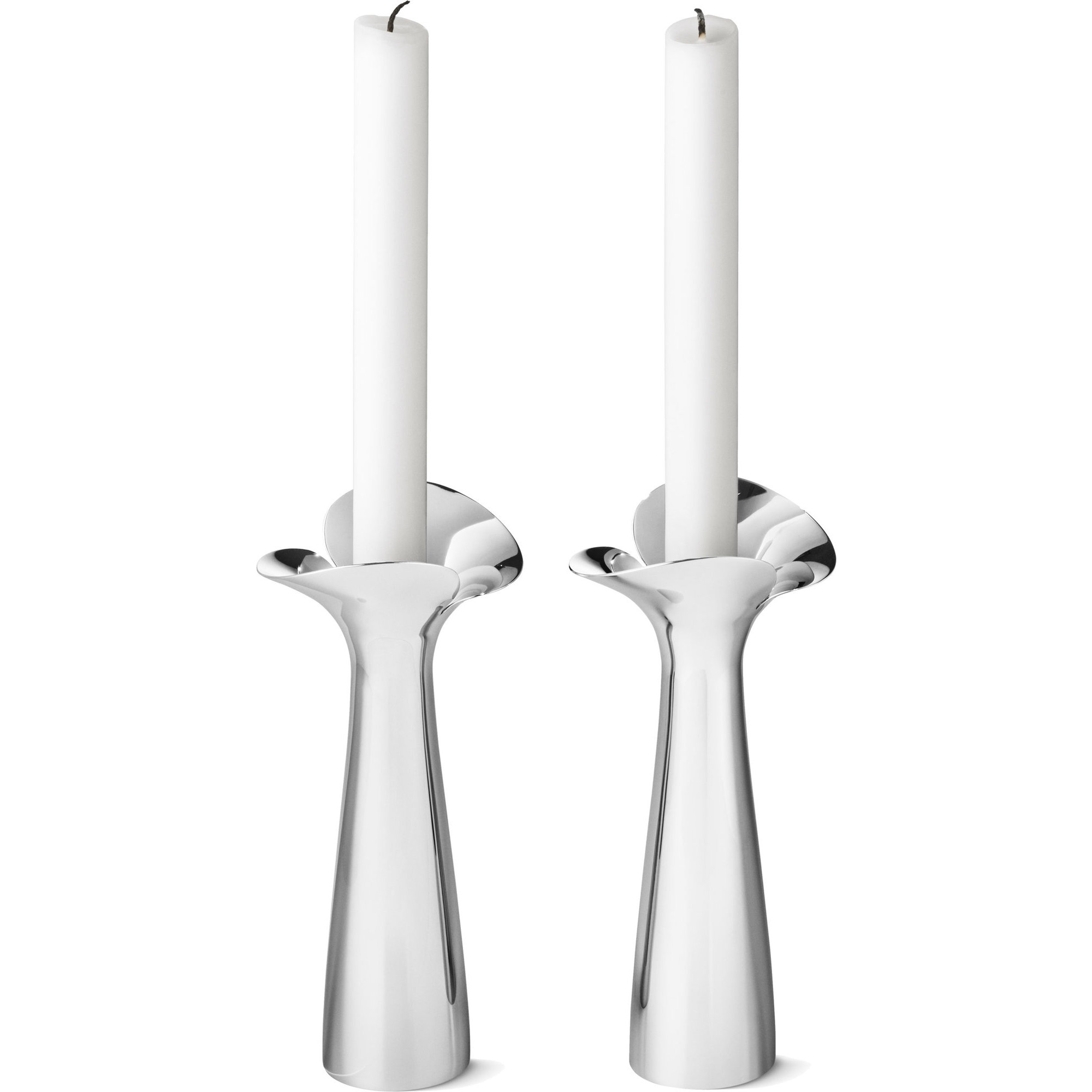 Georg Jensen Bloom Botanica -kynttilänjalat, 2 kpl