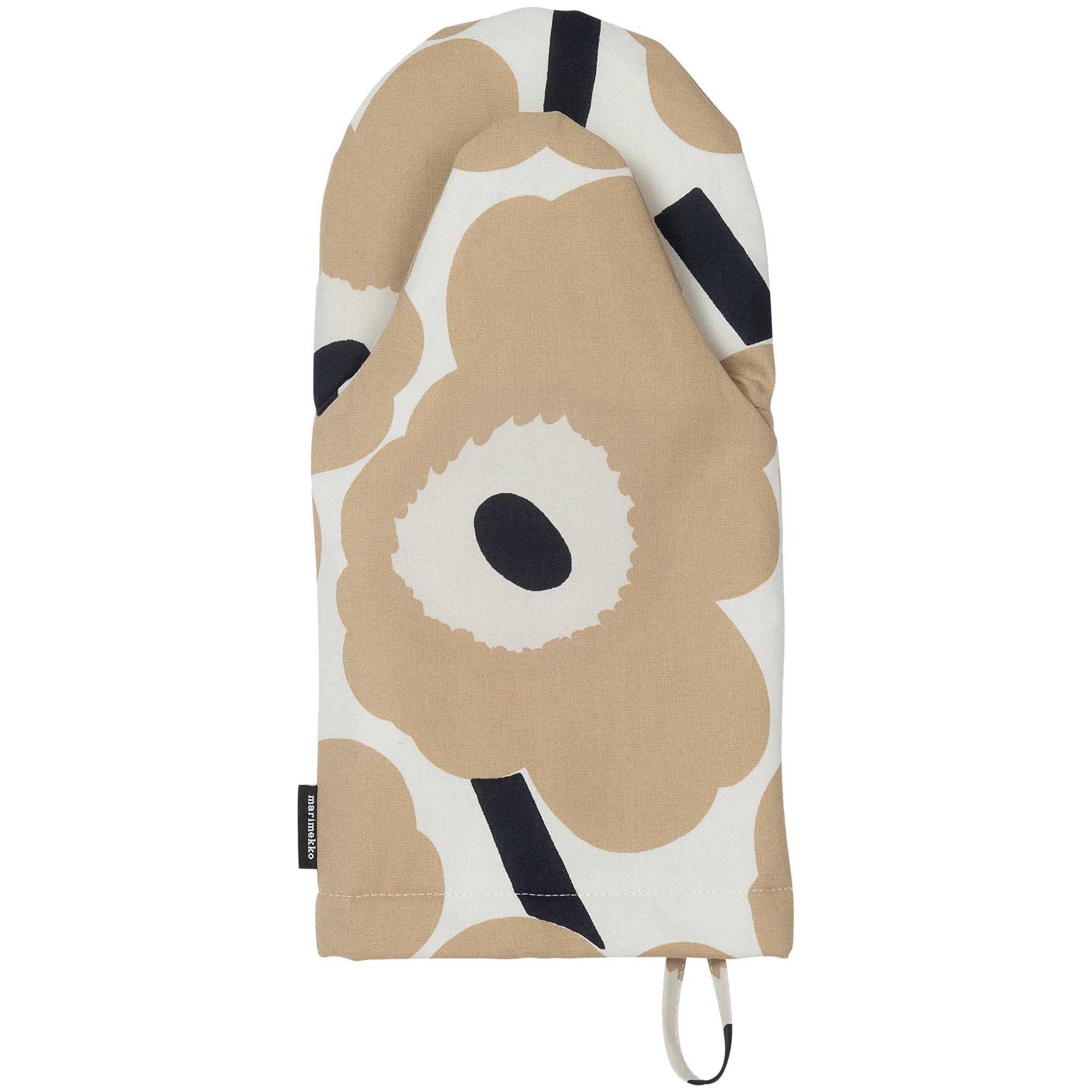 Marimekko Pieni Unikko -uunikinnas, beige/tummansininen