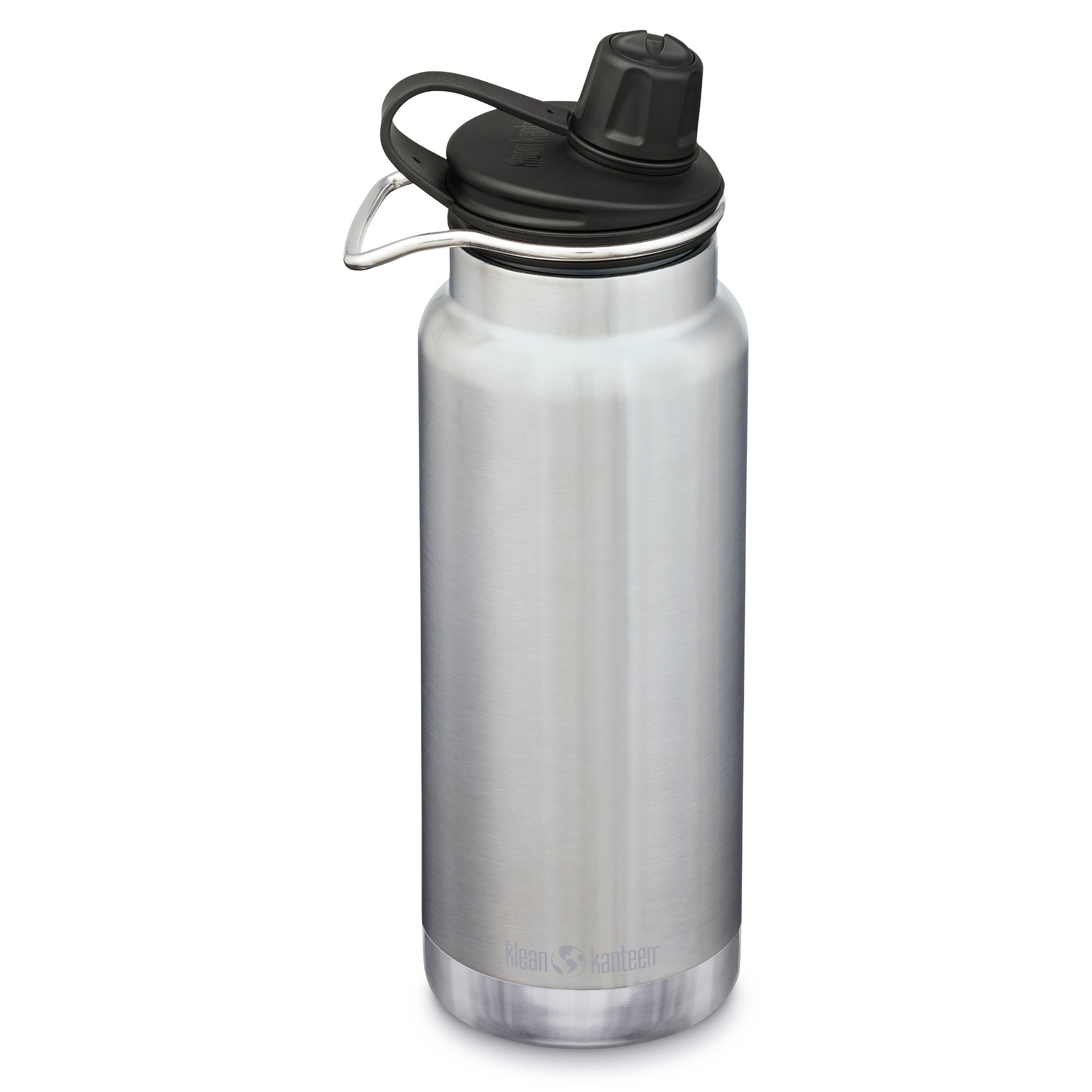 Klean Kanteen TKWide-termospullo, jossa Chug-korkki, 946 ml, harjattu teräs