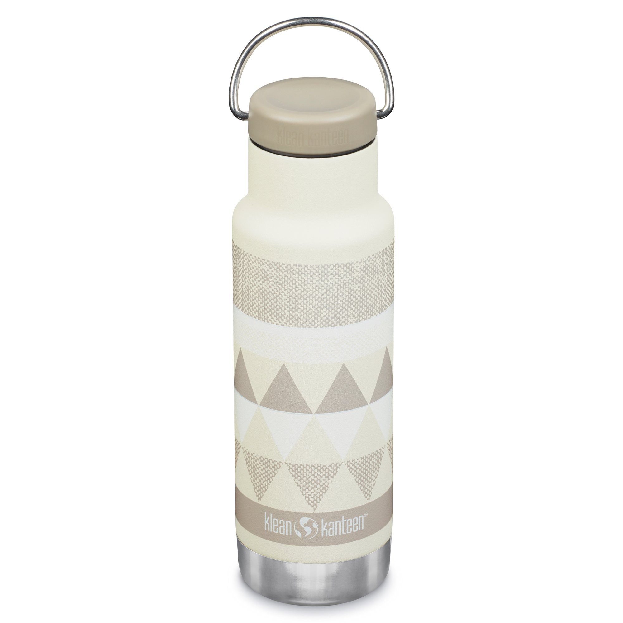 Klean Kanteen Vesipullo, jossa Loop-korkki, 355 ml, salt flats / beige