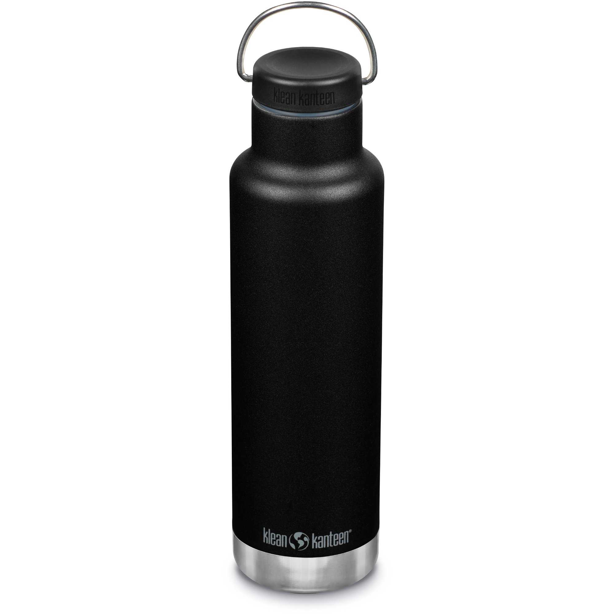 Klean Kanteen Vesipullo, jossa Loop-korkki, 592 ml, musta