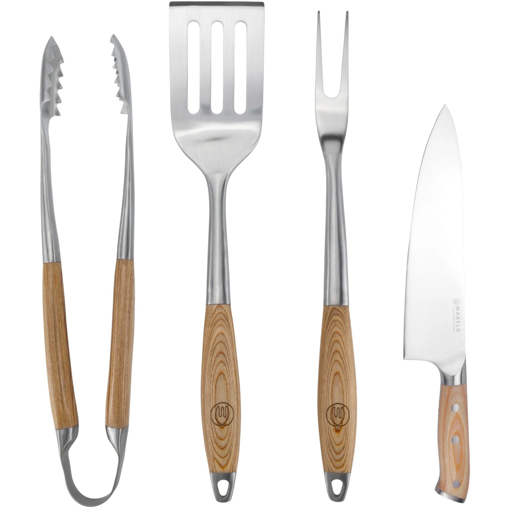 Mareld Chef Tools Deluxe grillisarja + kokkiveitsi 21 cm