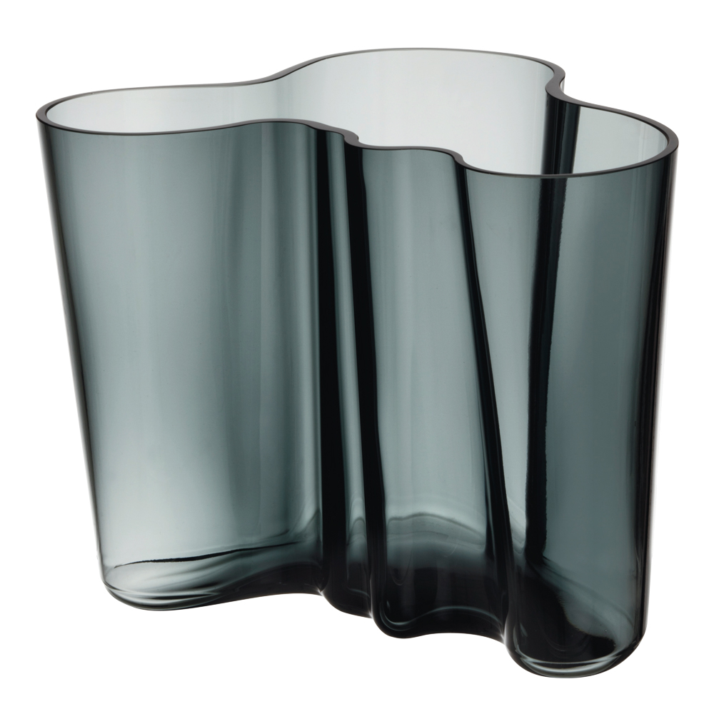 iittala - Alvar Aalto Maljakko 16 cm Tummanharmaa