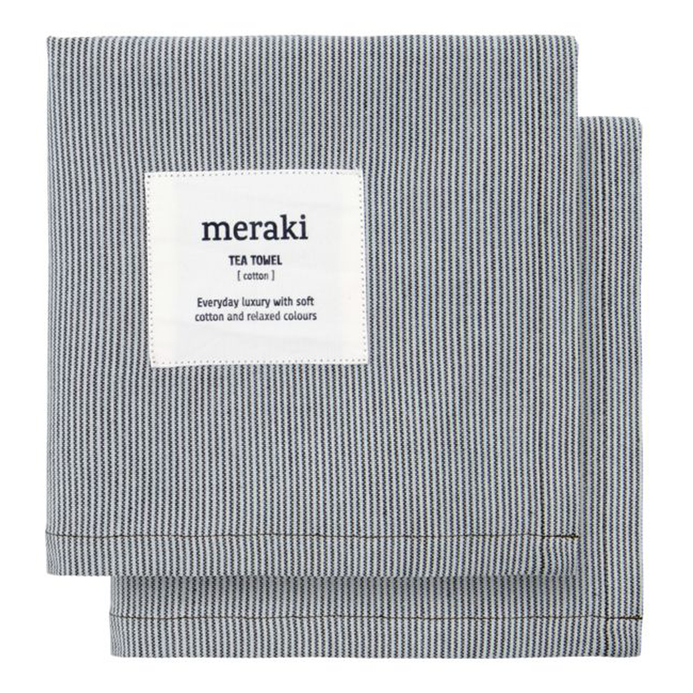 Meraki - Verum Keittiöpyyhe 75x55 cm 2 kpl Light Grey/Army Green