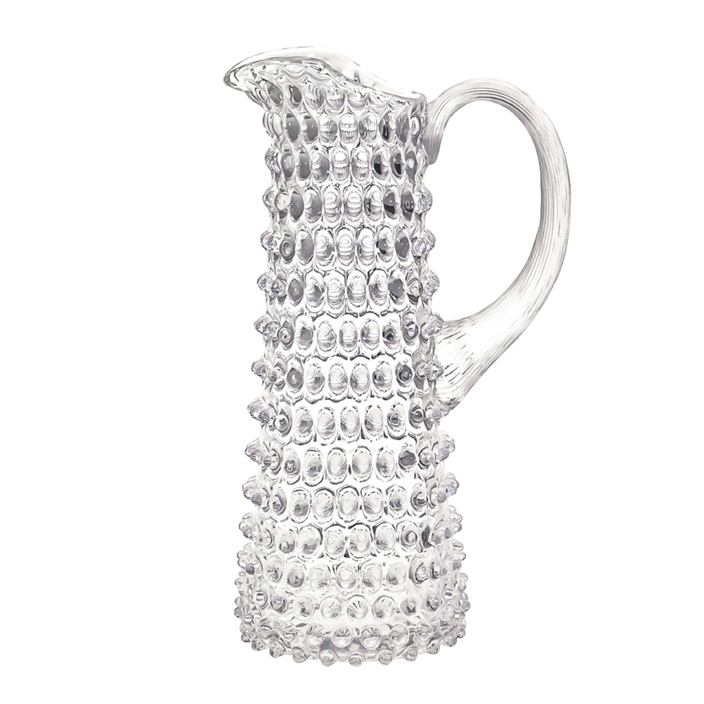 Klimchi - Hobnail Karahvi korkea 1 L Crystal