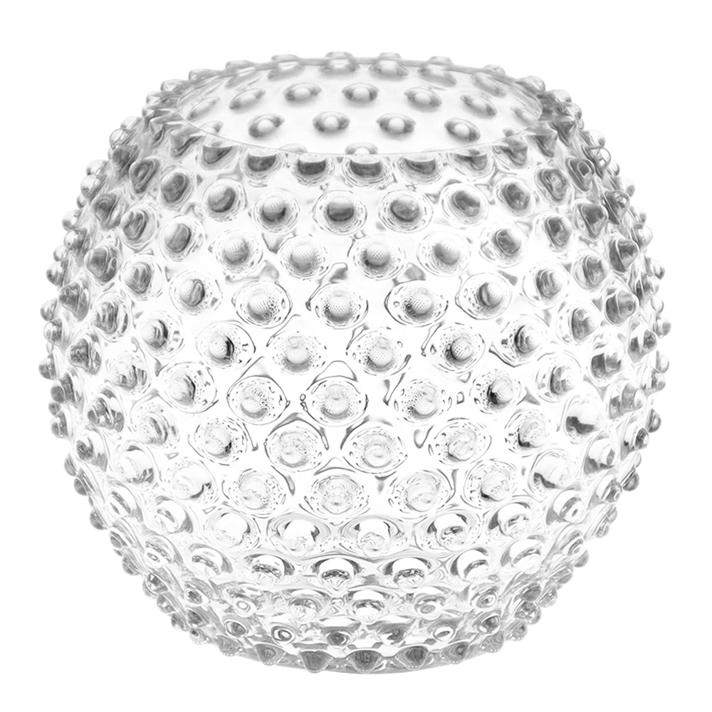 Klimchi - Hobnail Maljakko 18 cm Crystal