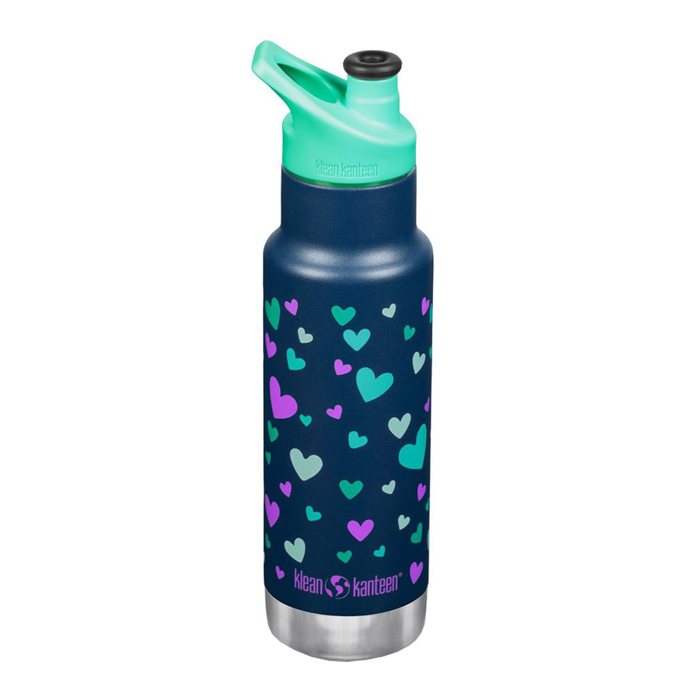 Klean Kanteen - Kid Classic Narrow Termospullo 35,5 cl Navy Hearts