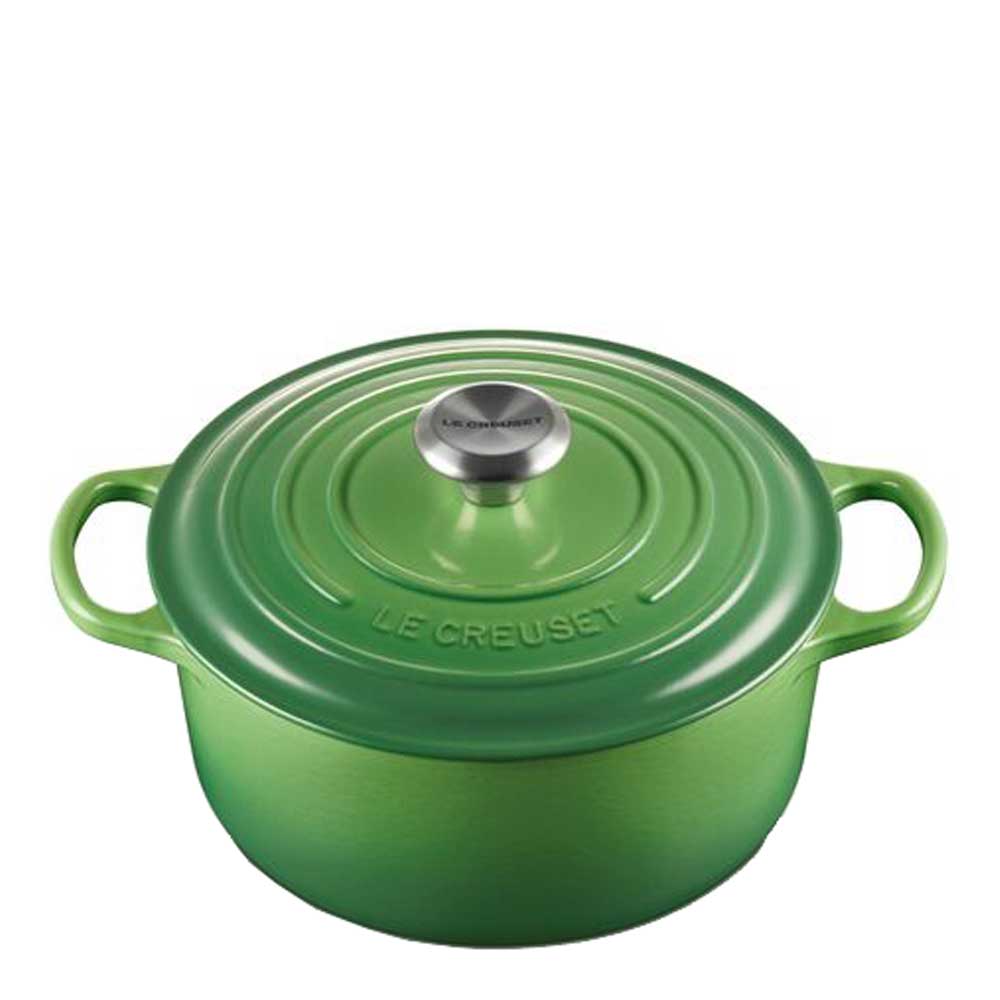 Le Creuset - Signature Valurautapata pyöreä 24 cm 4,2 L Bamboo