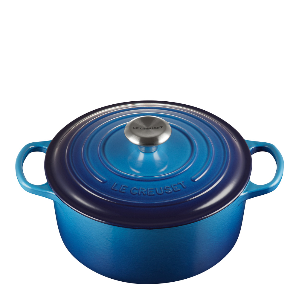 Le Creuset - Signature Valurautapata 4,2 L 24cm Azure