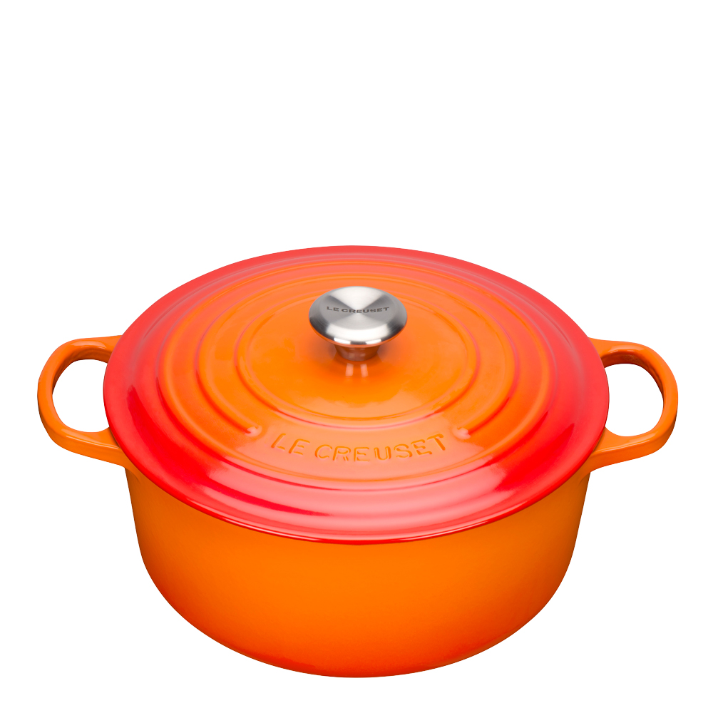 Le Creuset - Signature Valurautapata pyöreä 28 cm 6,7 L Volcanic