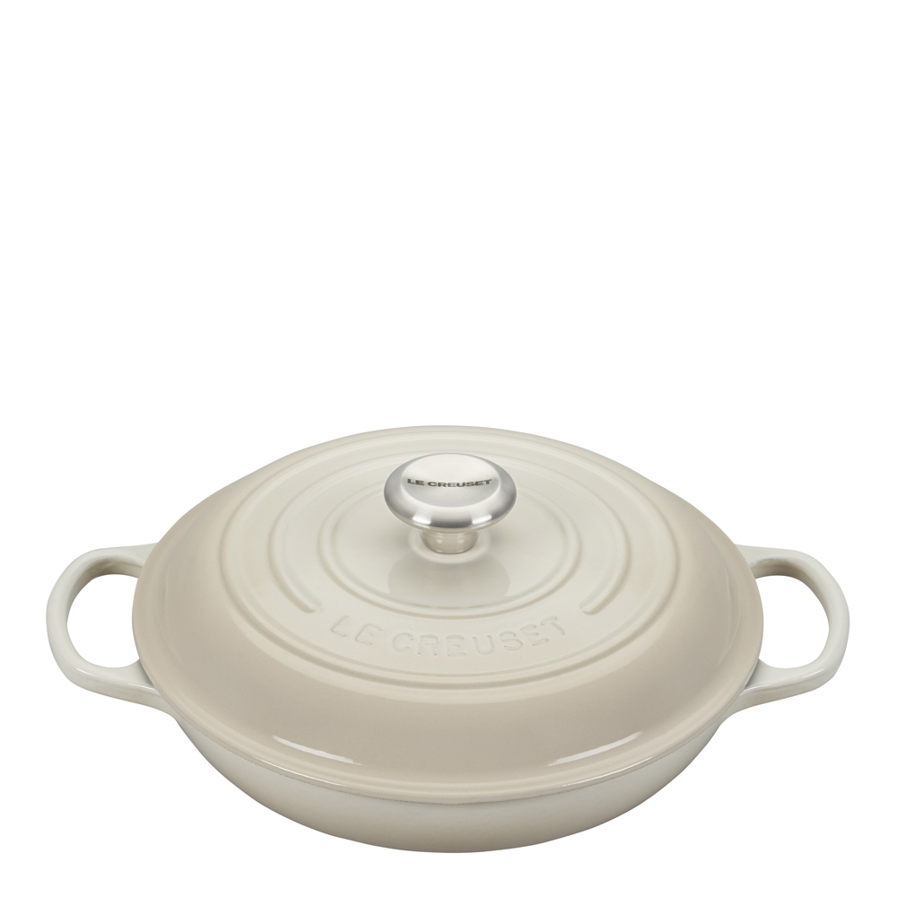 Le Creuset - Signature Valurautapata matala 30 cmMeringue