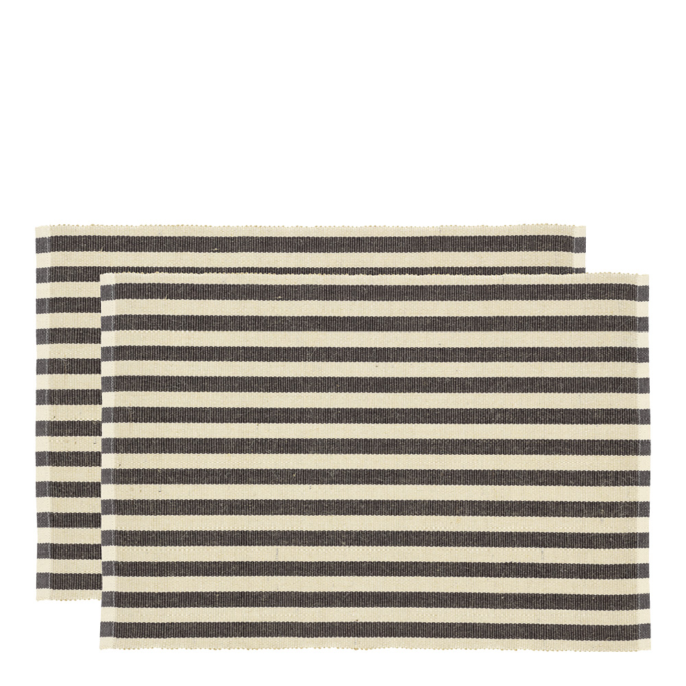 Södahl - Statement Stripe Pöytätabletti 33x48 2 kpl Ash