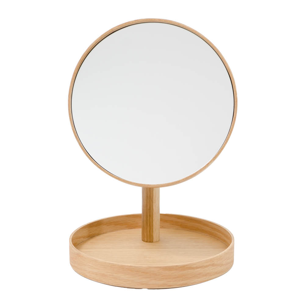 Wireworks - Magnify Mirror Pöytäpeili 25 cm Tammi