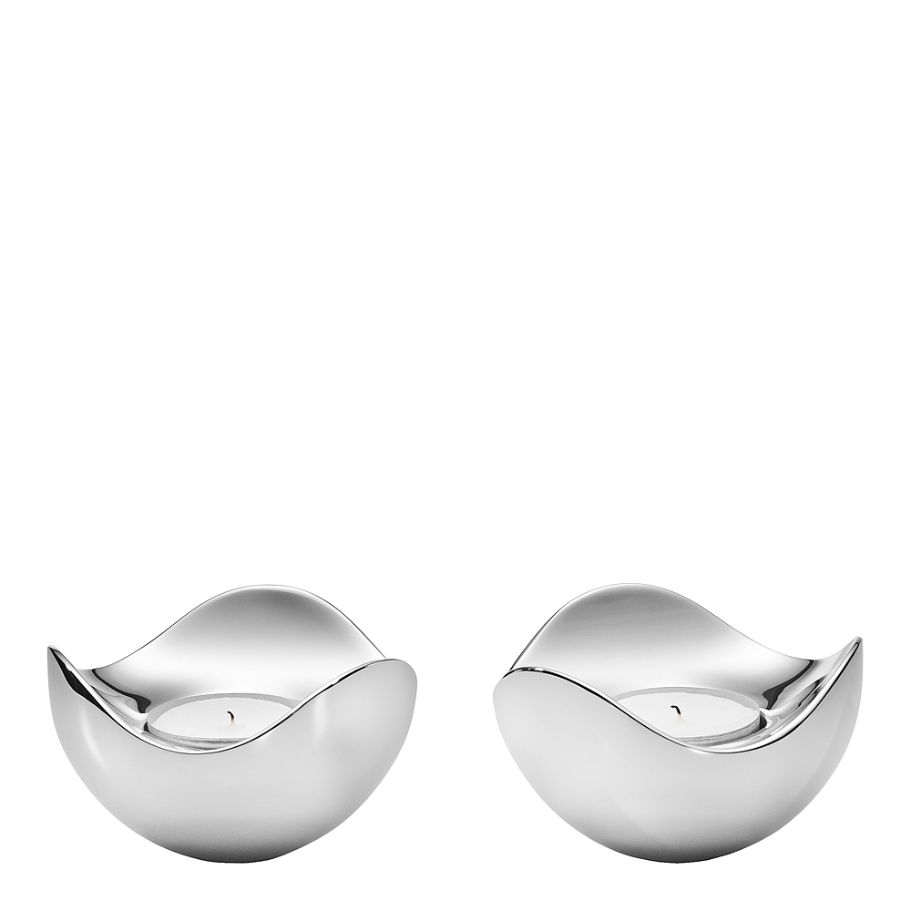 Georg Jensen - In Bloom Kynttilälyhty 7 cm 2 kpl