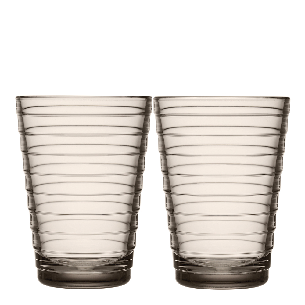 iittala - Aino Aalto Juomalasi 33 cl 2 kpl Pellava