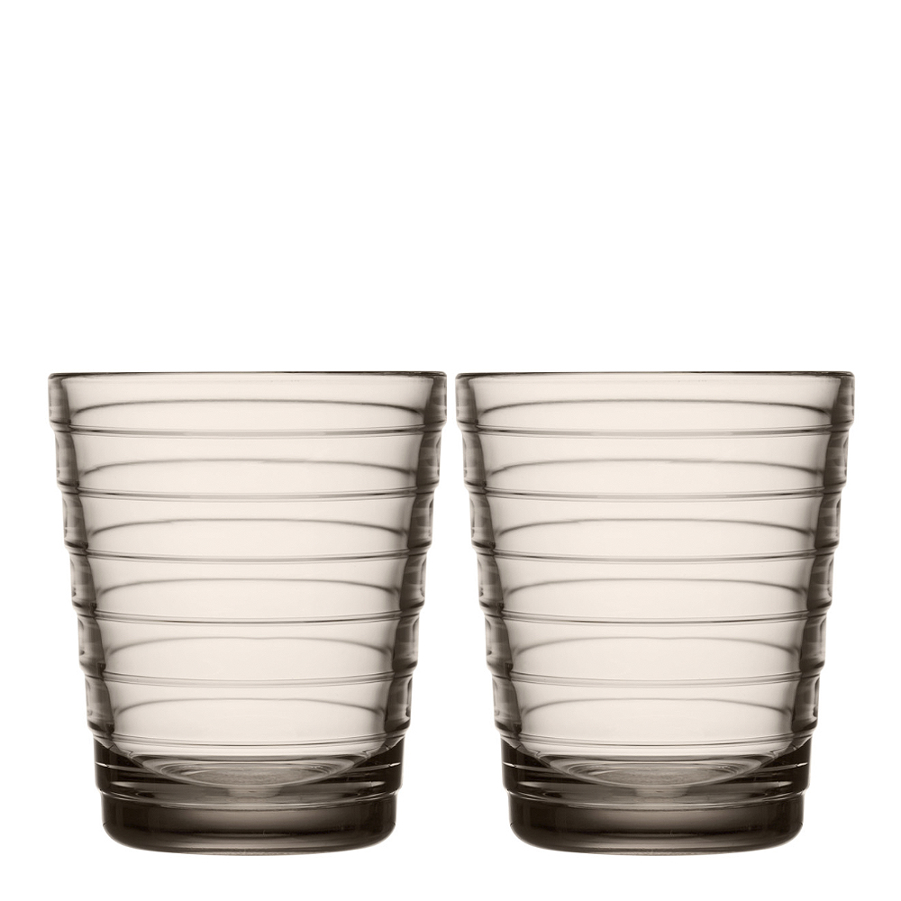 iittala - Aino Aalto Juomalasi 22 cl 2 kpl Pellava