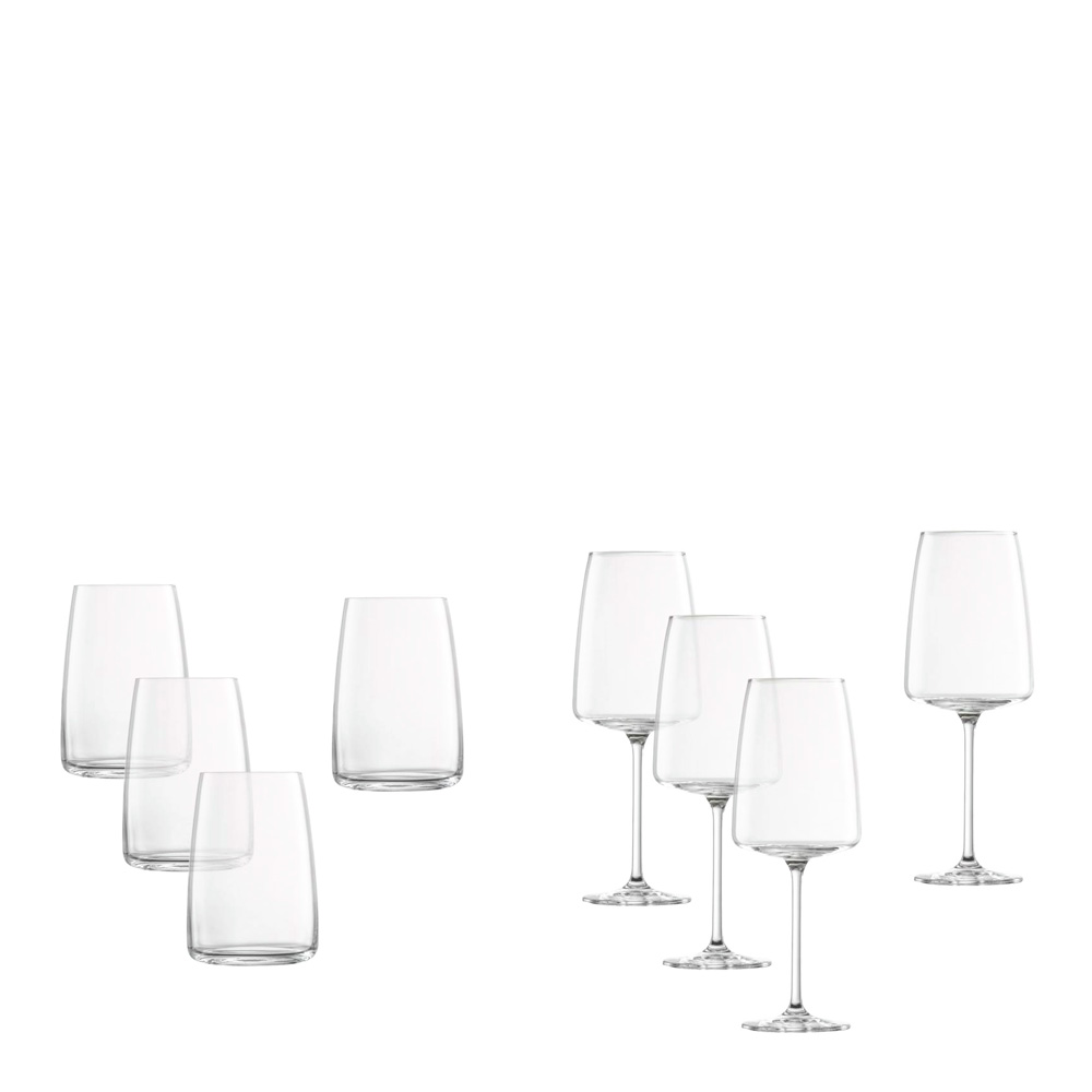 Zwiesel Glas - Vivid Senses Viinilasit 8 osaa Kirkas