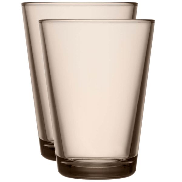 iittala - Kartio Lasi 40 cl 2 kpl Pellava