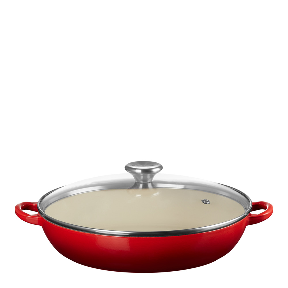 Le Creuset - Le Creuset Buffet Pata lasikannella 30 cm 3,5 L Cerise