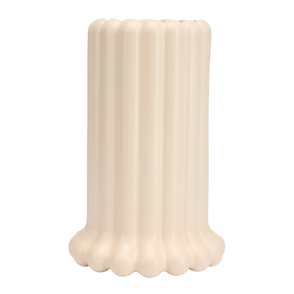 Design Letters - Tubular Maljakko 24 cm Beige