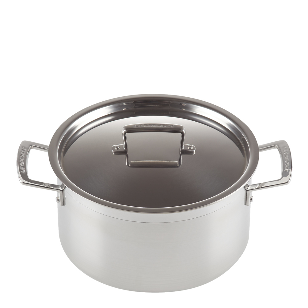 Le Creuset - 3Ply Kattila kannella 24 cm 6 L