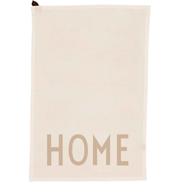 Design Letters - Favorit Keittiöpyyhe Home 40x60 cm 2 kpl Luonnonvalkoinen