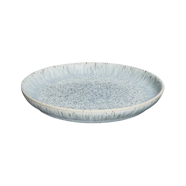 Denby - Halo Speckle Lautanen 21 cm Harmaa/Musta