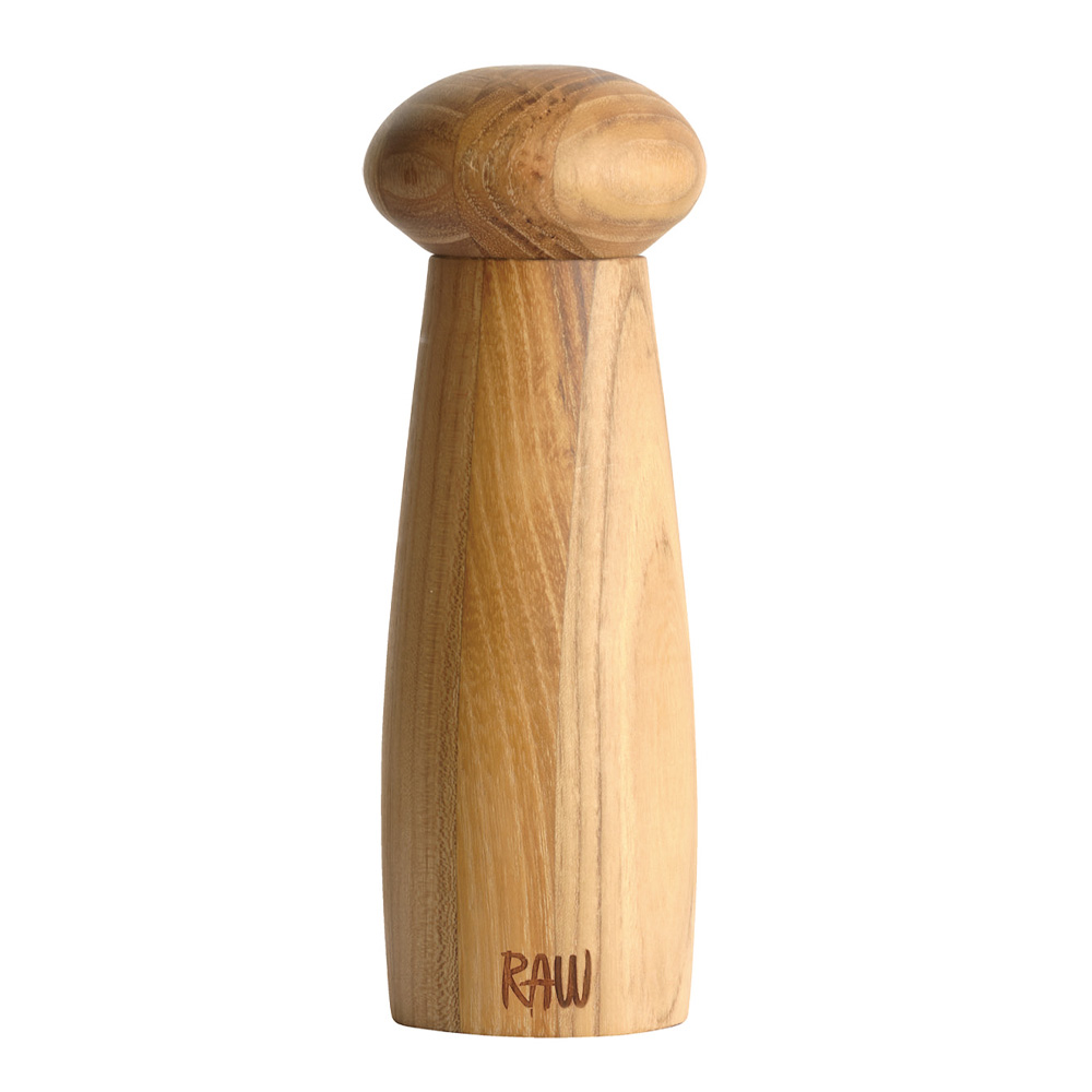 Aida - Raw Pippurimylly 18 cm Teak